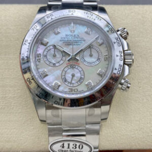 Rolex Cosmograph Daytona M116509-0064 Clean Factory Silver Stainless Steel Strap JF Replica Watches - JF Replica