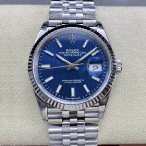 Rolex Datejust M126234-0017 36MM VS Factory Blue Stainless Steel Dial JF Replica Watches - JF Replica