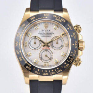 Rolex Cosmograph Daytona 116518LN-0037 Clean Factory Black Rubber Strap JF Replica Watches - JF Replica