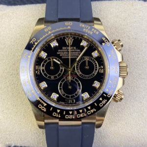 Rolex Cosmograph Daytona M116518ln-0046 Clean Factory Black Diamond Dial JF Replica Watches - JF Replica