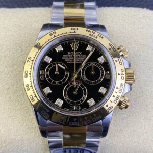 Rolex Cosmograph Daytona M116503-0008 Clean Factory V3 Diamond Black Dial JF Replica Watches - JF Replica