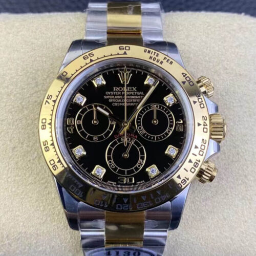 Rolex Cosmograph Daytona M116503-0008 Clean Factory V3 Diamond Black Dial JF Replica Watches - JF Replica