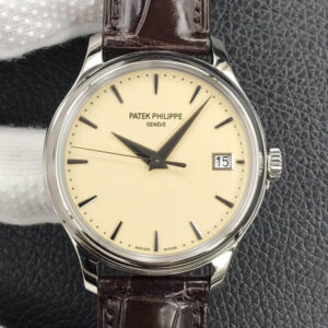 Patek Philippe Calatrava 5227G-001 3K Factory Beige Dial JF Replica Watches - JF Replica
