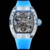 Richard Mille RM12-01 RM Factory Tourbillon Transparent Version Rubber Strap JF Replica Watches - JF Replica
