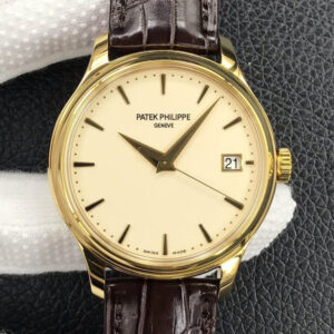 Patek Philippe Calatrava 5227J-001 3K Factory Yellow Gold Bezel JF Replica Watches - JF Replica