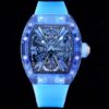 Richard Mille RM12-01 RM Factory Tourbillon Transparent Blue Case JF Replica Watches - JF Replica