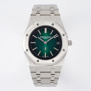 Audemars Piguet Royal Oak 16202PT.OO.1240PT.01 ZF Factory Titanium Green Dial JF Replica Watches - JF Replica