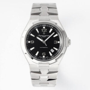 Vacheron Constantin Overseas 47040 PPF Factory Black Dial Stainless Steel JF Replica Watches - JF Replica