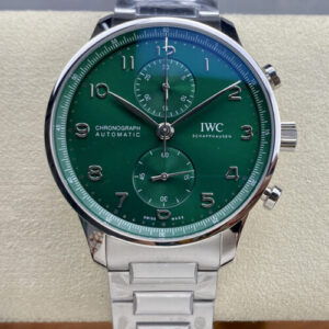 IWC Portugieser IW371615 ZF Factory Green Dial JF Replica Watches - JF Replica