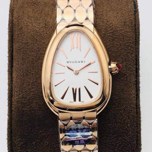 Bvlgari Serpenti 103145 BV Factory Rose Gold Stainless Steel Strap JF Replica Watches - JF Replica