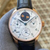 IWC Portuguese Perpetual Calendar IW503405 APS Factory Black Leather Strap JF Replica Watches - JF Replica