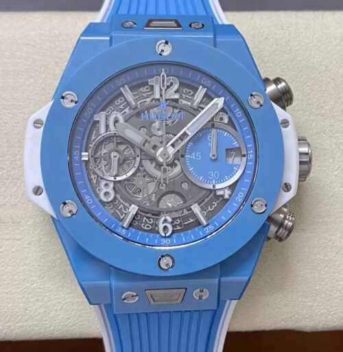 Hublot Big Bang Sang Bleu II 418.OX.1108.RX.MXM19 BB Factory Black Strap Replica Watch