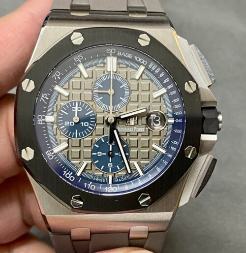 Patek Philippe Nautilus 5724R-001 GR Factory Brown Leather Strap Replica Watch