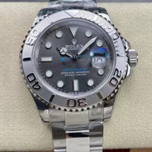 Rolex Yacht Master M126622-0001 40MM VS Factory Silver Stainless Steel Strap JF Replica Watches - JF Replica
