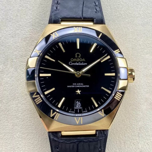 SBF Omega Constellation 131.63.41.21.01.001 VS Factory Black Leather Strap JF Replica Watches - JF Replica