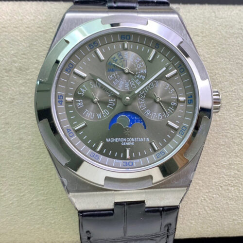 Vacheron Constantin Overseas 4300V 8F Factory Leather Strap JF Replica Watches - JF Replica