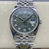 Rolex Datejust M126234-0055 36MM Clean Factory Green Diamond Dial JF Replica Watches - JF Replica