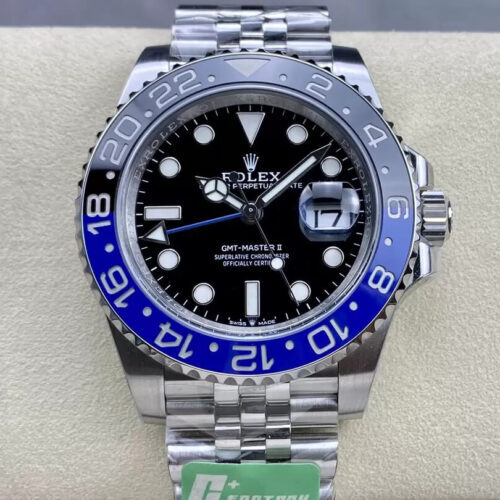 Rolex GMT Master II M126710BLNR-0002 C+ Factory Stainless Steel Strap JF Replica Watches - JF Replica