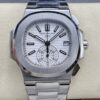 Patek Philippe Nautilus 5980/1A-019 PPF Factory Stainless Steel White Dial JF Replica Watches - JF Replica