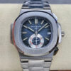 Patek Philippe Nautilus 5980/1A-001 PPF Factory Stainless Steel Blue Dial JF Replica Watches - JF Replica