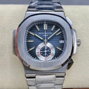 Patek Philippe Nautilus 5980/1A-001 PPF Factory Stainless Steel Blue Dial JF Replica Watches - JF Replica