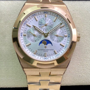 Vacheron Constantin Overseas 4300V/120R-B064 8F Factory Silvery White Dial JF Replica Watches - JF Replica