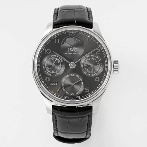 IWC Portuguese Perpetual Calendar IW503301 APS Factory Leather Strap JF Replica Watches - JF Replica
