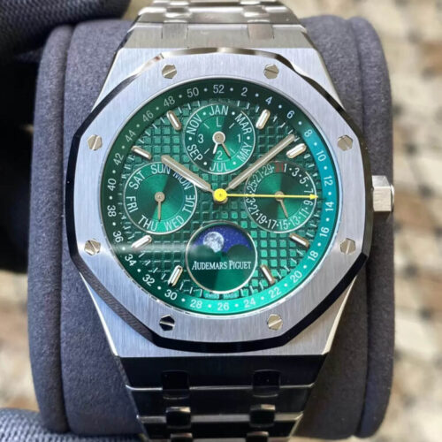 Audemars Piguet Royal Oak 26606ST.OO.1220ST.01 APS Factory Green Dial JF Replica Watches - JF Replica