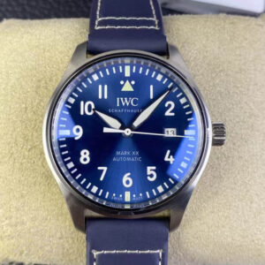 IWC Pilot IW328203 M+ Factory Blue Strap JF Replica Watches - JF Replica