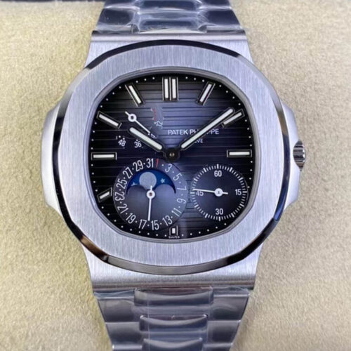 Patek Philippe Nautilus 5712/1A-001 ZF Factory V2 Blue Dial JF Replica Watches - JF Replica