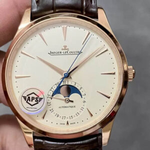 Jaeger-LeCoultre Master 1362520 APS Factory Brown Leather Strap JF Replica Watches - JF Replica