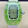 Richard Mille RM07-02 Pink Lady Sapphire RM Factory Green Dial JF Replica Watches - JF Replica