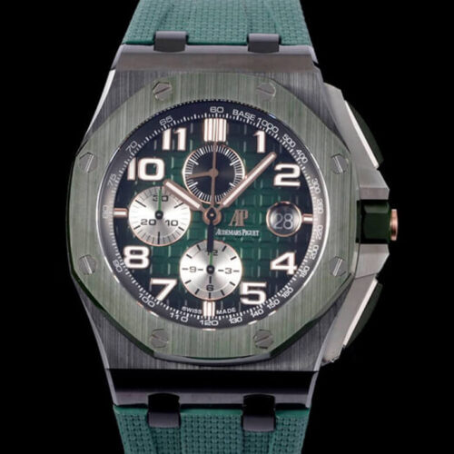 Audemars Piguet Royal Oak Offshore 26405CE.OO.A056CA.01 RS Factory Green Fabric Strap JF Replica Watches - JF Replica