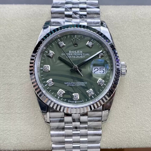 Rolex Datejust M126234-0055 36MM VS Factory Diamond Dial JF Replica Watches - JF Replica