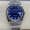 Rolex Datejust M126234-0037 36MM Clean Factory Blue Diamond Dial JF Replica Watches - JF Replica