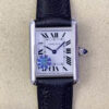Cartier Tank WSTA0042 AF Factory Black Leather Strap JF Replica Watches - JF Replicadf