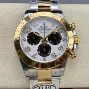 Rolex Cosmograph Daytona M116523 Clean Factory Yellow Gold Bezel JF Replica Watches - JF Replica