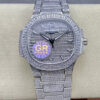 Patek Philippe Aquanaut 7118/1450G-001 GR Factory Full Diamond Case JF Replica Watches - JF Replica