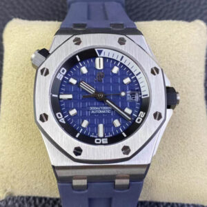 Audemars Piguet Royal Oak Offshore 15720ST.OO.A027CA.01 ZF Factory Blue Rubber Strap JF Replica Watches - JF Replica