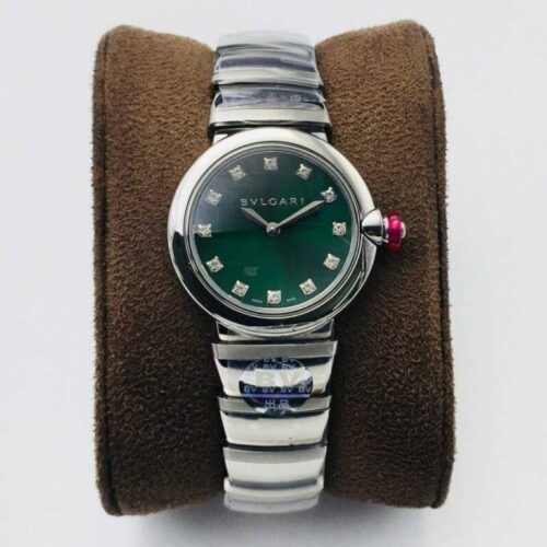 Bvlgari LVCEA BV Factory Green Diamond Dial JF Replica Watches - JF Replica