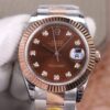 Rolex Datejust M126331-0003 41MM TW Factory Chocolate Diamond Dial JF Replica Watches - JF Replica