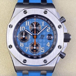 Audemars Piguet Royal Oak Offshore 26238ST.OO.A340CA.01 APF Factory Blue Plaid Dial JF Replica Watches - JF Replica