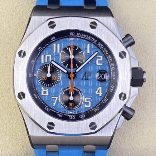 Audemars Piguet Royal Oak Offshore 26238ST.OO.A340CA.01 APF Factory Blue Plaid Dial JF Replica Watches - JF Replica