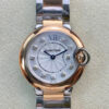 Ballon Bleu De Cartier 28MM W3BB0005 V6 Factory White Diamond Dial JF Replica Watches - JF Replica