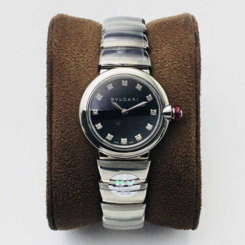 Bvlgari LVCEA BV Factory Black Diamond Dial JF Replica Watches - JF Replica