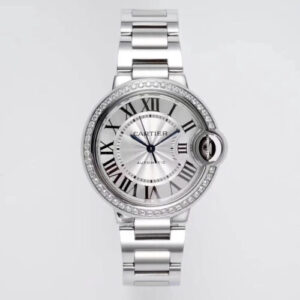 Ballon Bleu De Cartier W4BB0016 33MM AF Factory Silver Stainless Steel JF Replica Watches - JF Replica