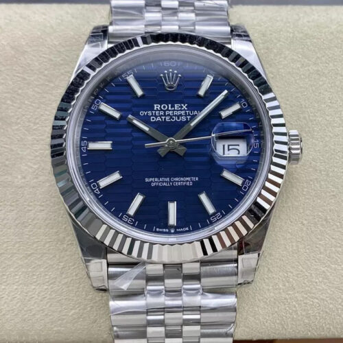 Rolex Datejust M126334-0031 41MM VS Factory Blue Dial Stainless Steel Strap JF Replica Watches - JF Replica