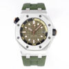 Audemars Piguet Royal Oak Offshore 15720ST.OO.A052CA.01 ZF Factory Green Rubber Strap JF Replica Watches - JF Replica