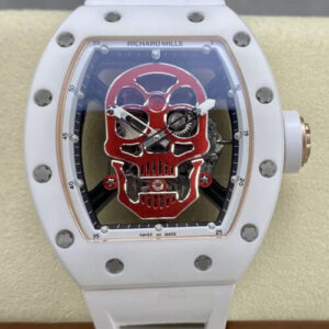 Richard Mille RM52-01 YS Factory Tourbillon Skeleton Dial Rubber Strap JF Replica Watches - JF Replica