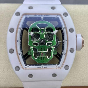 Richard Mille RM52-01 YS Factory Green Skull Dial JF Replica Watches - JF Replica